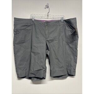 ROUTE 66 Original Clothing Co Shorts Women's ‎ 24W Gray 100% Cotton